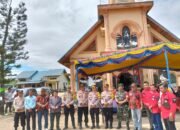 Kapolres Rokan Hulu Monitoring Ibadah Puncak Perayaan Natal 2024