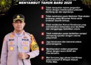 Kapolres Nias Himbau Warga Rayakan Malam Tahun Baru 2025 dengan Aman dan Kondusif