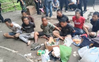 Penggerebekan Barak Narkoba di Langkat, Puluhan Orang Ditangkap dan Lokasi Dimusnahkan