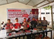 Polres Trenggalek Gelar Konferensi Pers Akhir Tahun 2024