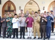 Kapolres Kebumen Bersama Forkopimda Monitoring Misa Natal di Sejumlah Gereja