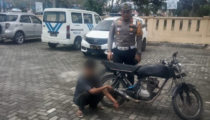 Sat Lantas Polres Simalungun Gelar Operasi Penindakan Knalpot Brong yang Meresahkan Masyarakat