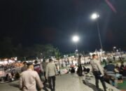 Patroli Polresta Palu Pantau Situasi di Kota Palu di hari Libur