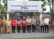 Kapolres Pasuruan Dukung Program Pekarangan Pangan Lestari di Polsek Pandaan