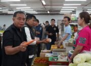 Satgas Pangan Polres Jembrana Lakukan Pemantauan Harga Kebutuhan Pokok Di Pasar Umum Jembrana