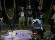Patroli Perintis Presisi Satsamapta Polresta Banyuwangi Amankan Pemuda yang Nongkrong dan Konsumsi Miras