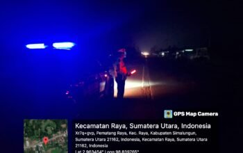 Satlantas Polres Simalungun Gelar Blue Light Patroli Cegah Pelanggaran dan Kecelakaan Lalu Lintas, Polri Peduli Masyarakat