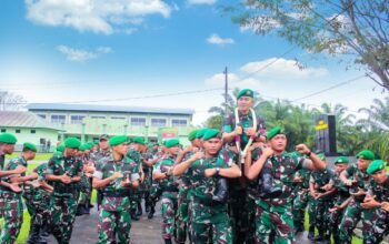 Kunjungan Kerja Danbrigif 7/RR ke Mako Yonif 126/Kala Cakti