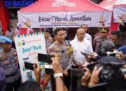 Polres Ponorogo dan Bhayangkari Gelar Bazar Murah Ramadhan, Warga Sumringah