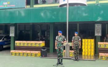 Menjelang Lebaran, Komandan Denpom I/5 Medan Bagikan Bingkisan Parsel Kepada Personel