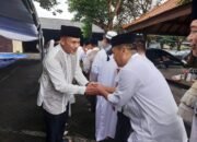 Kapolresta Banyuwangi Gelar Sholat Idul Fitri 1446 H Bersama Keluarga Besar Polresta di Masjid Roudlotul Jannah
