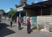 Jaga Situasi Kamtibmas Tetap Kondusif, Pawas Bersama Anggota Sambangi Pemukiman Penduduk Yang Ditinggal Mudik