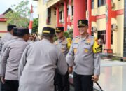 Usai Pimpin Apel Pagi, Kapolda Kalteng Halal Bihalal Bersama Pejabat Utama dan Personel