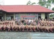 Kapolres Kepulauan Meranti Lepas Puluhan Peserta Jambore Karhutla 2025