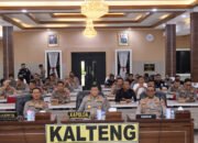 Secara Virtual, Kapolda Kalteng Ikuti Rakernis Gabungan 4 Satker Jajaran Divisi Mabes Polri