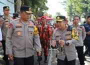 Kapolda Jatim Didampingi Kapolres Batu Kunjungi Pos PAM Pandanrejo, Pastikan Keamanan di Kota Batu Selama Liburan Idul Fitri