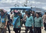 Wakapolres Raja Ampat Bersama Unsur Forkopimda Sambut Hangat Kunjungan Kerja Mendagri