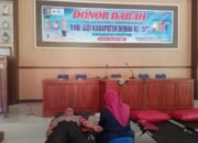 Polsek Guntur Berpartisipasi dalam Donor Darah Peringati Hari Jadi Kabupaten Demak ke-522