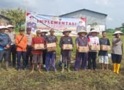 Dukung Asta cita Polsek Gempol Gelar Pembukaan Lahan dan Pembagian Bibit Jagung