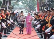 Kapolda Jabar Yang Baru Irjen Pol. Rudi Setiawan S.I.K., S.H., M.H Disambut Seluruh Personel Polda Jabar