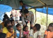 Dir Samapta Polda Papua Cek Posko Tanggap Darurat Bencana Alam di Kabupaten Jayawijaya