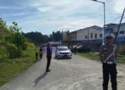 Satlantas Polres Raja Ampat Kawal Kegiatan Jalan Sehat dan Fun Bike  HUT 22 Kabupaten Raja Ampat