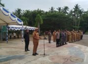 Kapolres Raja Ampat Dampingi Bupati Raja Ampat Saat Pimpin Apel Gelar Pasukan Relokasi Pasar