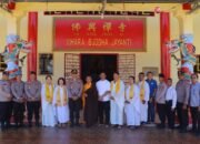 Kapolresta Sorong Kota Cek Pengamanan di Vihara Budha Jayanti, Pastikan Keamanan dan Kelancaran Ibadah Waisak