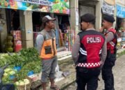 Sat Samapta Polres Temanggung Gencarkan Patroli Anti-Premanisme di Pasar Adiwinangun dalam Operasi Aman Candi 2025