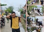 Sinergi Polri, TNI, dan Warga: Gotong Royong Perbaiki Tanggul Rob di Mororejo Kendal