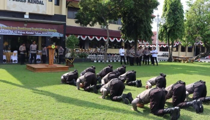 Pembukaan Pembinaan dan Tradisi Bintara Remaja, Kapolres Kendal Tekankan Profesionalisme dan Loyalitas