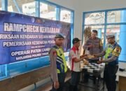 Pastikan Kesiapan Mudik, Polres Temanggung Gelar Rampcheck dan Cek Kesehatan Pengemudi Angkutan Umum