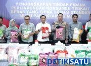Satgas Pangan Polri Sita 201 Ton Beras yang Tidak Sesuai Standar Mutu dan Takaran