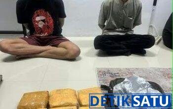 Gercep!. Bareskrim Gagalkan Peredaran 16 Kg Sabu di Riau, 4 Tersangka Diamankan