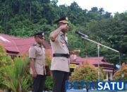 Kapolres Raja Ampat AKBP Jems Oktovianus Tegai S.I.K., Pimpin Upacara Peringatan Hari Juang Polri