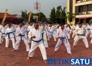 Tingkatkan Kemampuan, Polres Jepara Gelar Ujian Beladiri Polri Berkala Semester II 2025