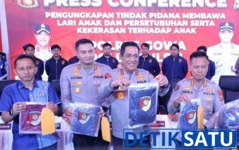 Kapolda Sulsel Pimpin Press Conference Pengungkapan Kasus Kekerasan dan Pencabulan Anak di Gowa