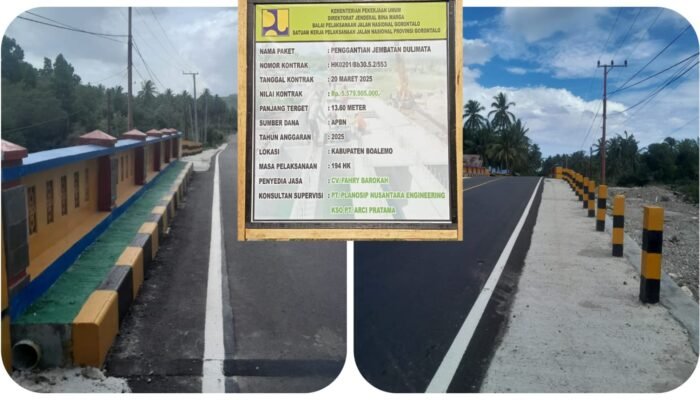 Jembatan Dulimata Rampung 100 Persen, Salah Satu Media Online Justru Tuding Korupsi Pakai Foto Proyek Lain