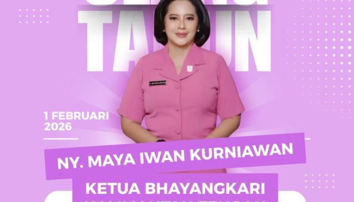 Ketua Umum PW-FRN Agus Flores Beri Ucapan Selamat Ulang Tahun untuk Ketua Bhayangkari Kalteng