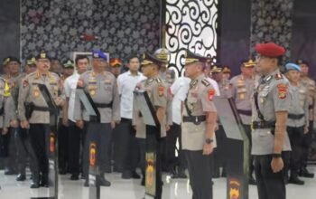 Kapolda Jabar Pimpin Sertijab Pejabat Utama dan Lantik Dir Res Siber Baru