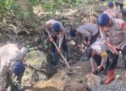 Bahu-Membahu, Polres Aceh Tengah dan Brimob Aceh Percepat Pemulihan Pascabencana