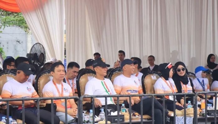 Rayakan HUT ke-60, Kapolda dan Gubernur Lampung Lepas Ribuan Peserta Bank Lampung Run 2026