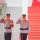 Penyambutan Kapolda Sumsel Beserta Ibu dan Upacara Serah Terima Pataka Polda Sumsel